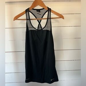 Nike Black Mesh Dri-FIT Top